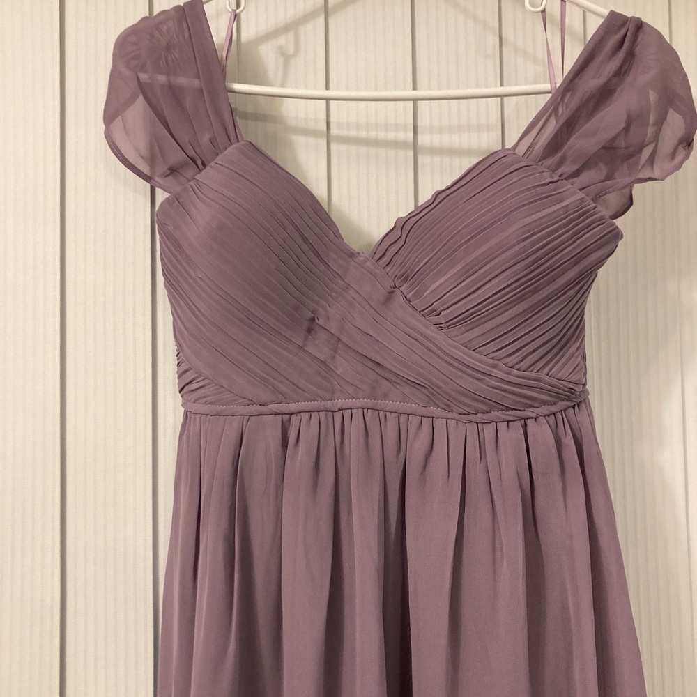 Purple Maternity Bridesmaid Dress
